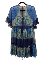 Twinset Blue Paisley Print Dress